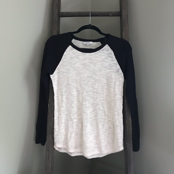 Madewell Sweaters - Madewell Baseball Sweater XS
